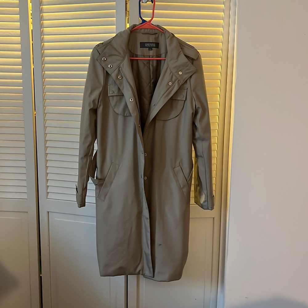 Kenneth Cole Knee-length rain trench coat